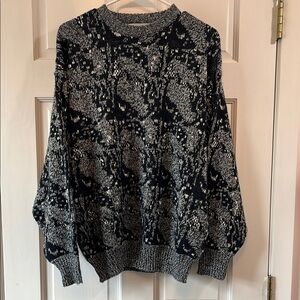 Vintage Michael Gerald Abstract Grandpacore Acrylic Polyester Sweater - Size XL